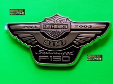 Ford F150 Supercharged Harley Davidson 100 Anniversary Emblem Badge Ornament New