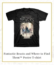 Fantastic Beasts and Where to Find Them™ Poster T-shirt OFFICIAL MERCHANDISE,NEW