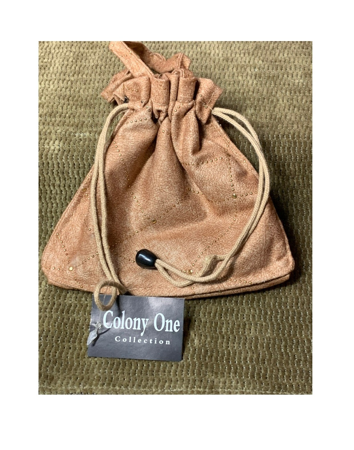 COLONY ONE COLLECTION SMALL 6" DRAW STRING HAND B… - image 1