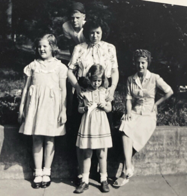 1940s Women Ladies Boy Girls Family Fashion Dresses Original Real Photo  P13e17 | eBay