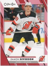 23-24 2023-24 OPC Damon Severson RED #211-Devils
