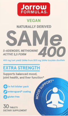Jarrow Formulas, Inc. Vegan Naturally Derived Same 400 Extra Strength 10/2025