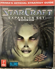 1998 Prima's Official Strategy Guide StarCraft Expansion Set Brood War Book