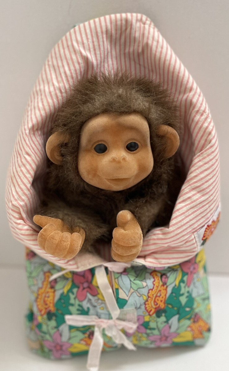 HOSUNG LITTLE MONKEY LOST 猿　ぬいぐるみ Hosung Little Monkey Lost Plush Soft Toy Vintage | eBay