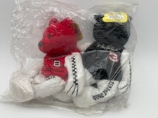 2-2001 Dale Earnhardt Sr Jr 23 Karat Gold'n Bears Plush Toy Bear 1593 of 2000