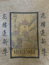 ABERCROMBIE & FITCH xl gray long sleeve grunge 90's mens EUC