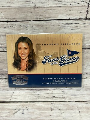 2004 Throwback Threads Fans of the Game #2 Shannon Elizabeth