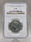 1964 Kennedy Half Dollar Proof Accented Hair NGC PF 68