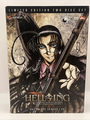 Hellsing Ultimate Volumes IV 4 Limited Edition DVD Production Art Book Like New