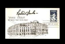 Ruben Amaro Signed 1983 FDC Babe Ruth Cache New York Yankees Autograph