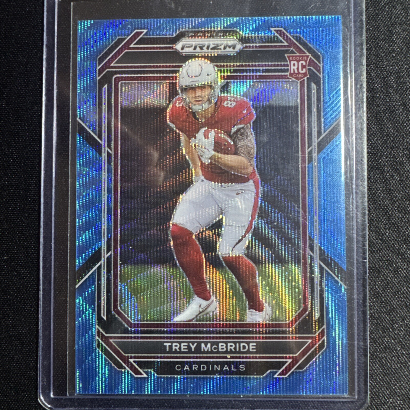 2022 Prizm Trey McBride #327 Blue Wave /199 RC Cardinals Rookie