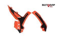 Protezione Telaio Paratelaio X GRIP Acerbis KTM Sx 125 250 300 2023 Arancio Nero