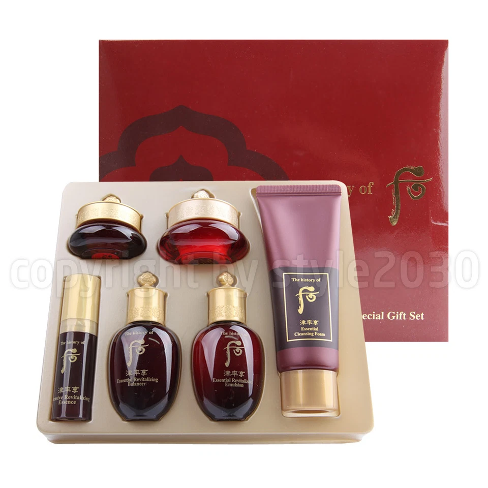 DIE GESCHICHTE VON WHOO The history of Whoo Jinyulhyang Kit Jinyul 6 item Special Gift Set