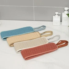 Scrubber Brush Bath Shower Back Strap Body Sponge Exfoliating Pllet Massage