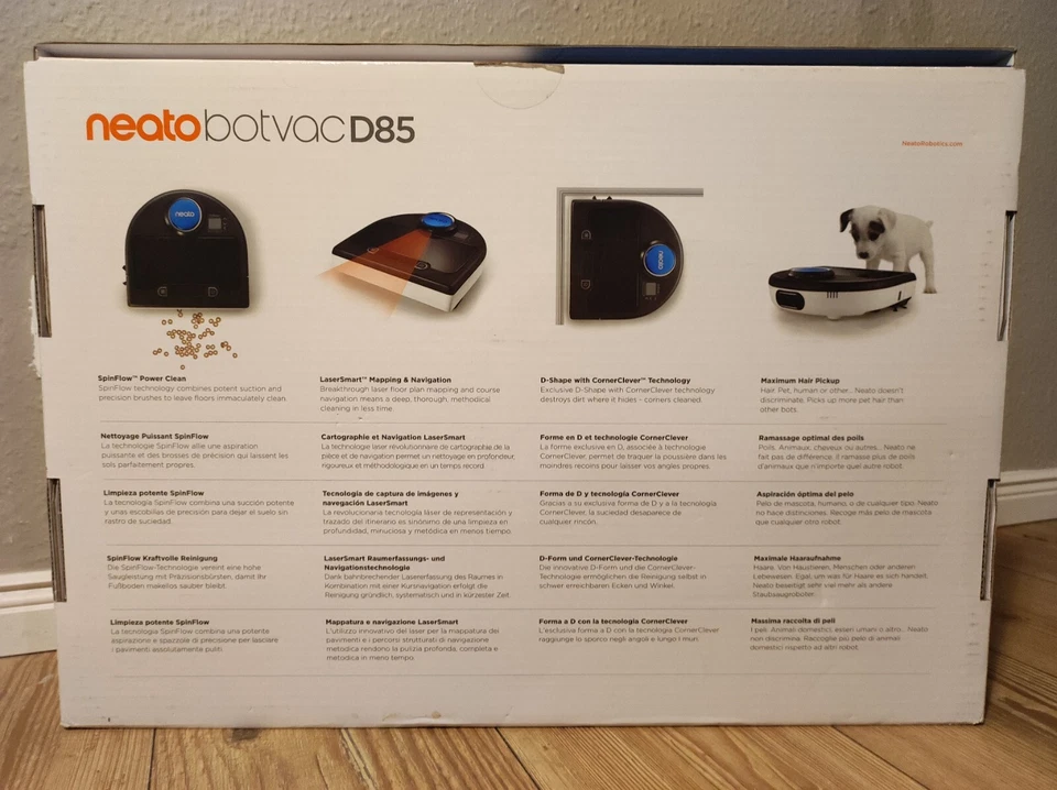 Neato Robotics Botvac D85 Saugroboter mit Ladestation & L29427356720792977240690 - Bild 2 von 4