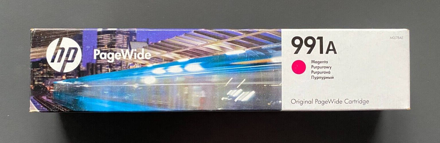 Genuine HP 991A Magenta Ink - For Pagewide Pro 750 772 777 - INC VAT UK BOXED