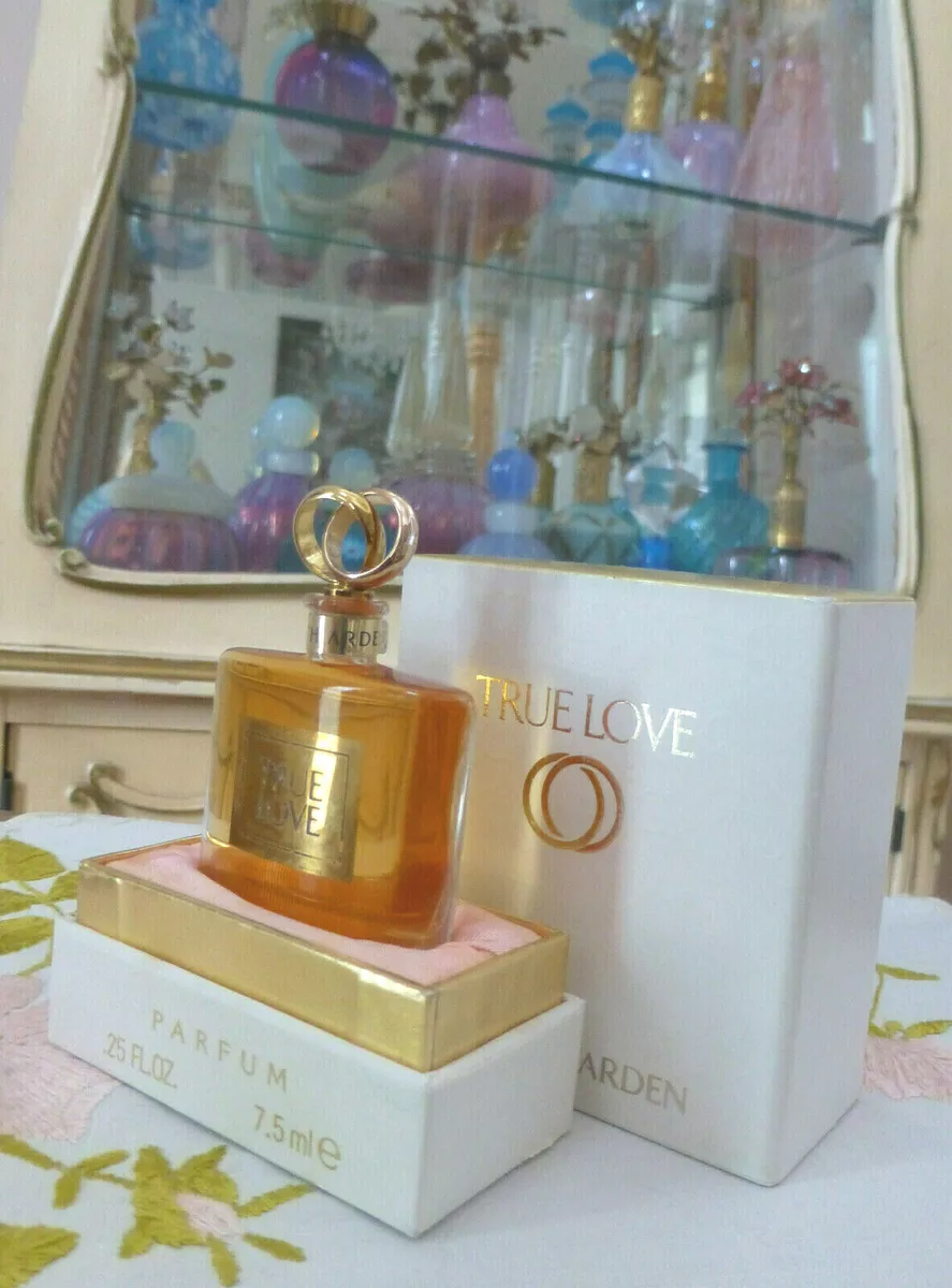 VTG 1990s Elizabeth Arden TRUE LOVE Real Parfum Perfume 0.25 Oz