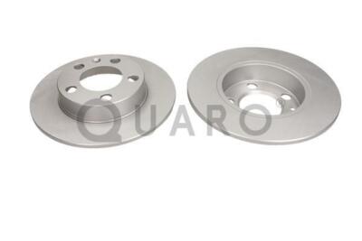 2x Quaro QD5279 rear brake discs for Audi Seat Skoda Skoda (SVW) VW ZHO new