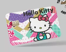 HELLO KITTY 2022 , 2 pc credit card skin & DEBIT CARD,TROLLEY & GYM