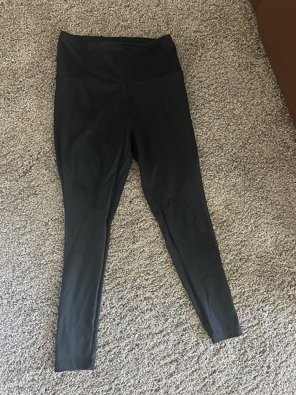 WOMENS VICTORIA SECRET PINK ULTIMATE LEGGINGS BLACK SIZE XS EXTRA SMALL