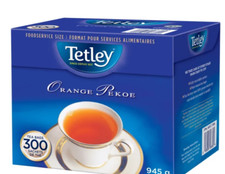 Tetley Orange Pekoe Black Tea - 300 Bagged Tea Box 945g New Sealed.