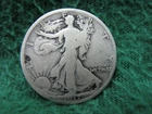 1917 U.S. Walking Liberty SILVER 50 Cents Coin  Nice EARLY Half Dollar Coin