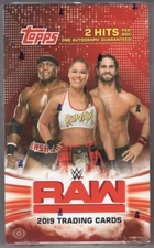 2019 Topps WWE RAW Factory Sealed Hobby Box