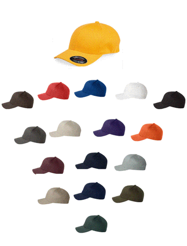 Flexfit Structured Twill Fitted Cap Baseball Hat 6277  - Picture 1 of 41