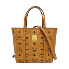 MCM Toni Classic Monogram Print Tote Crossbody Shopping Bag - Excellent #1B4YTT4