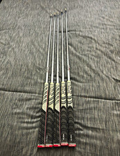 KBS MAX Regular Flex 85g Steel Iron Shafts Set of 5 PW-6i w/ Golf Pride Grips