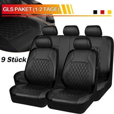 Universal Auto Sitzbezug Sitzbezüge PU Leder Schonbezüge Sitzauflage Komplettset