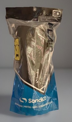 Schienbeinschoner, neu, Sondico Flair, schwarz-weiß, Erwachsene Gr. M Ergofit Adult