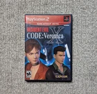Resident Evil Code: Veronica X (PS2, 2001) Survival Horror - Greatest Hits - CIB