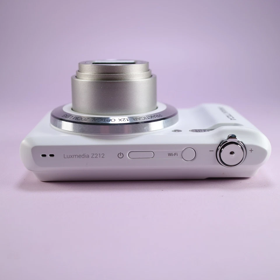 Cámara digital compacta Praxis Luxmedia Z212 20,0 MP blanca probada Foto 4 de 4