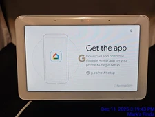 Google Nest Hub (H1A) 7" Display Smart Home Assistant w/ Power Cord - VGC Tested