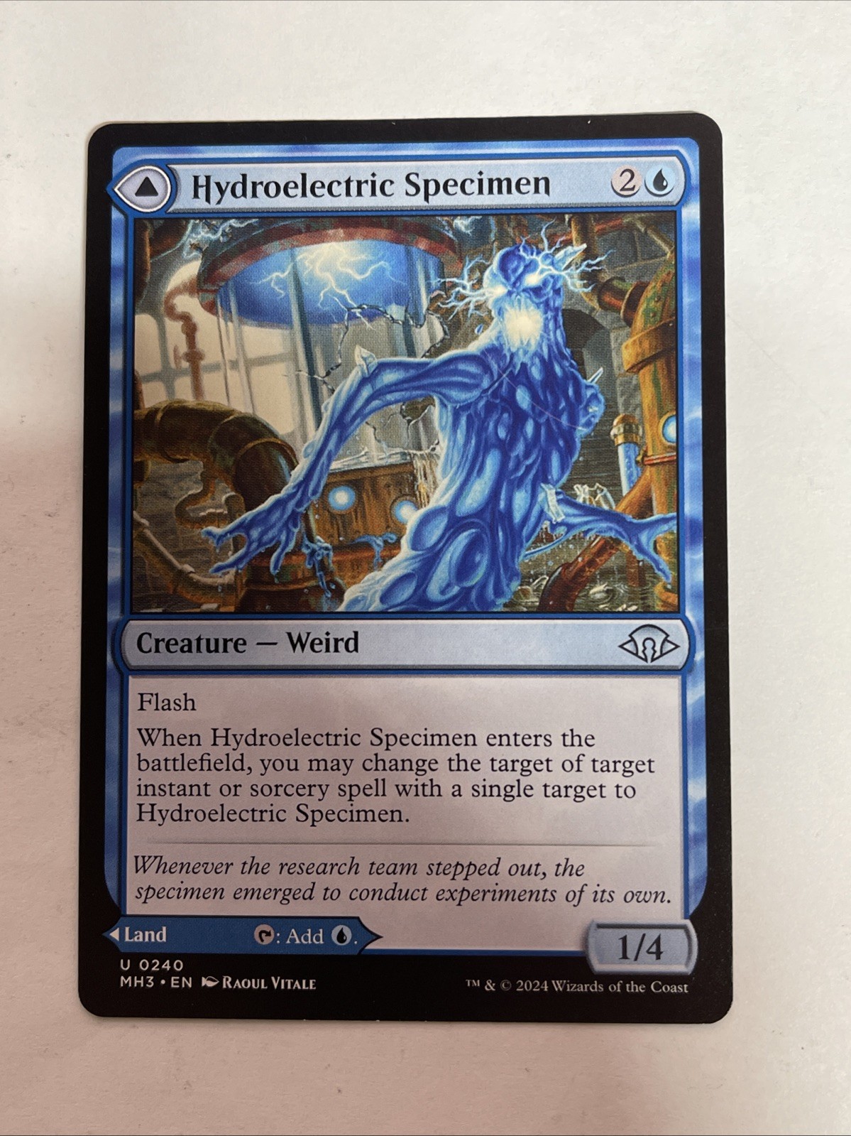 MTG Magic Hydroelectric Specimen (240) Modern Horizons 3 Uncommon