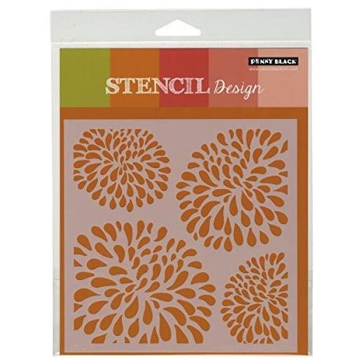 Penny Black Stencil - Patina 25-018