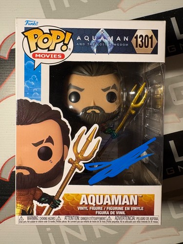 Aquaman Lost Kingdom signed Funko Pop! by Jason Momoa Autograph ACOA - Dune Lobo