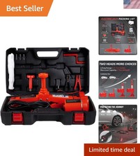3 Ton Electric Car Jack With Remote Control Effortless Lifting To 16.5