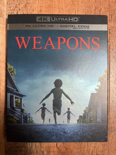 Weapons w. Slipcover (4K UHD Blu-ray + Digital, 2025, Region Free) *NEW/SEALED*