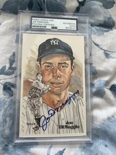 perez steele signed psa Joe DiMaggio PSA Very Nice