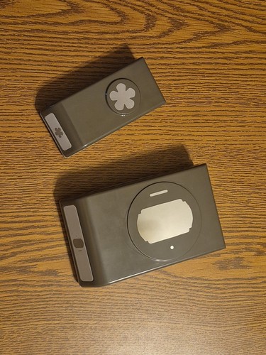 Lot Of 2 Stampin Up Paper Craft Punches Used 