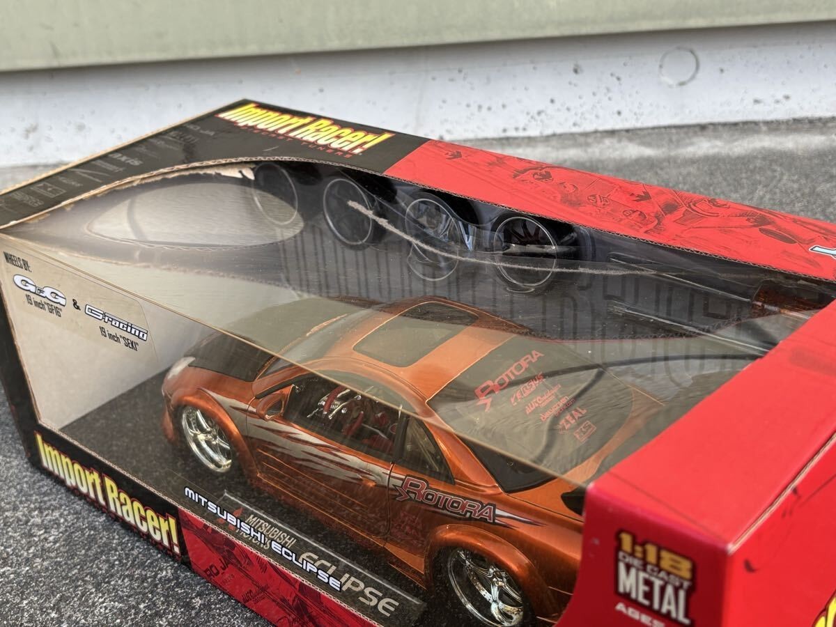 Jada Toys Mitsubishi Eclipse Orange 1 18 Diecast Import Racer | eBay