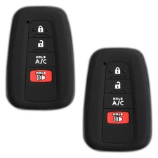 2 Key Fob Remote Skin Shell Case Cover Replacement For Toyota Hyq14fbe