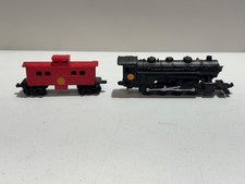 FLETCHER BARNHARDT WHITE HO SCALE SHELL OIL PROMO LOCOMOTIVE TRAIN CABOOSE