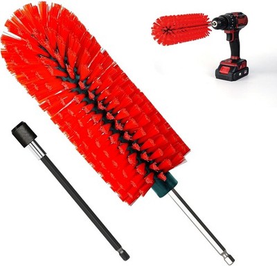 Wheel Brush Soft Drill Wheel Cleaner Brush Highly Dense and Durable Rim Clean...