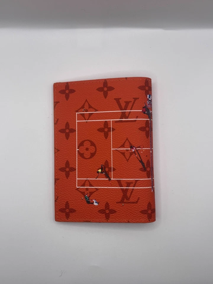 Porta pasaporte tenis Louis Vuitton rojo envío gratuito Foto 2 de 4
