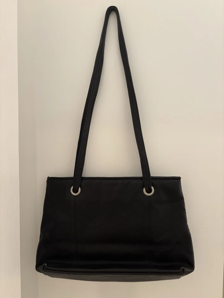 Nuevo Picard Monedero/Bolso de Cuero Negro con Bolsa para el Polvo - Reg #1074394 Foto 3 de 4