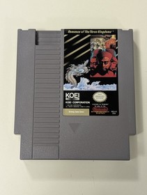 Romance of the Three Kingdoms (Nintendo NES) Complete With Manual CIB 