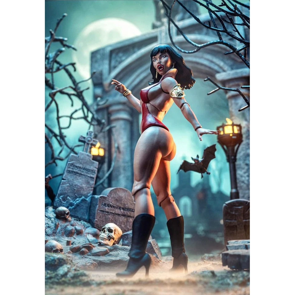 Icon Collectibles Frank Frazetta - VAMPIRELLA 1/12 - Imagen 4 de 4